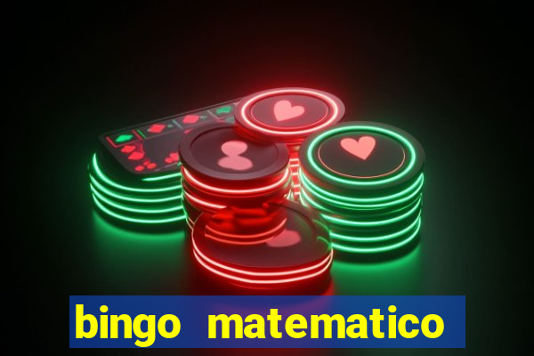 bingo matematico para ensino medio